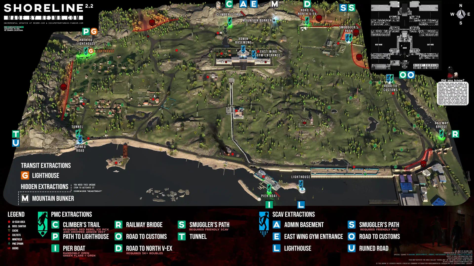 Shoreline Map