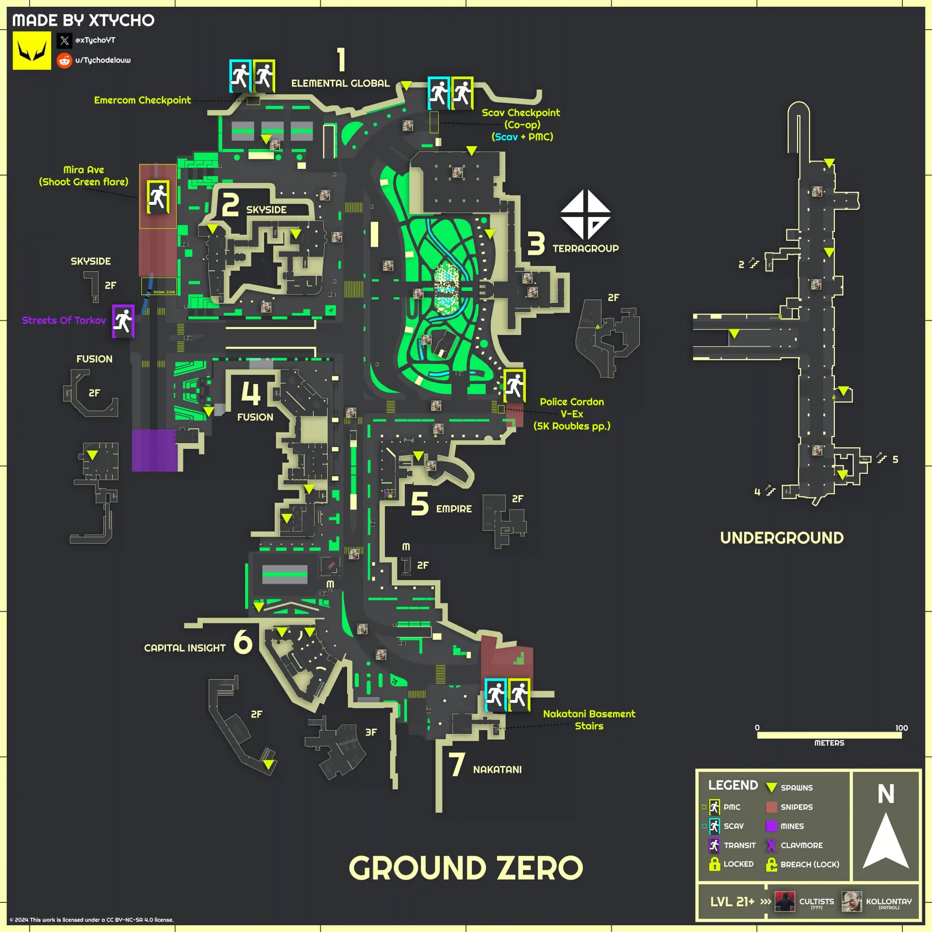 Streets of Tarkov Map
