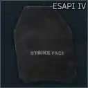 Ammo: ESAPI level IV ballistic plate