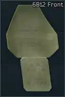 Ammo: 6B12 ballistic plates (Front)