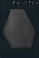 Ammo: Granit 4 ballistic plate (Front)