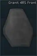 Ammo: Granit 4RS ballistic plate (Front)