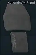Ammo: Korund-VM ballistic plates (Front)