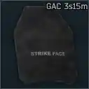 Ammo: GAC 3s15m ballistic plate